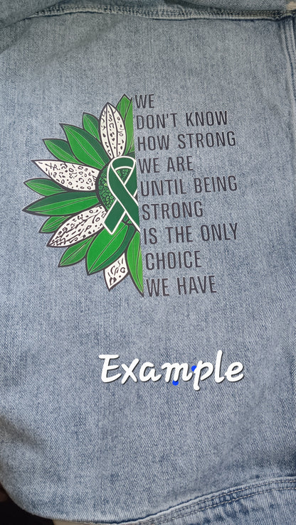 Customized clothing and merchandise 💚🖤💜